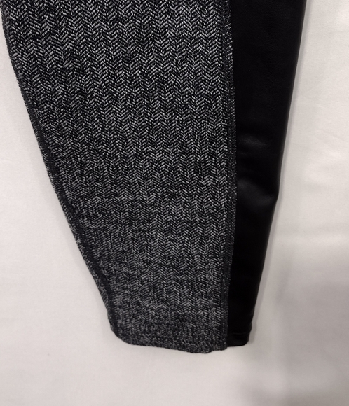 Athleta Herringbone Luxe Metro Drifter Leggings Womens L Gray Black Athletic - Picture 5 of 10